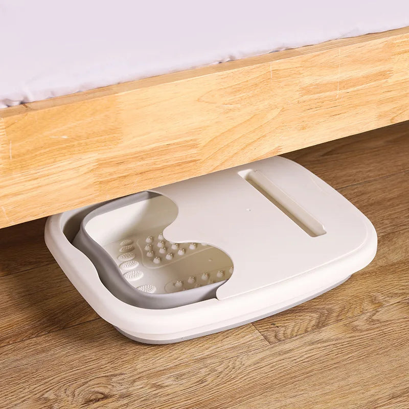 Foldable Footbath Massage Bucket Soaking Bucket Folding Basin Spa Foot Bath Bucket Household Sauna Bathtub Pedicure Bath Bathtub