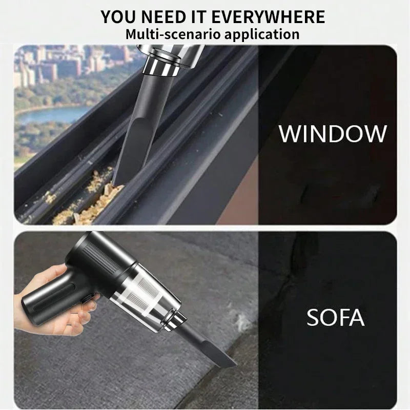 Car vacuum cleaner wireless multifunctional handheld portable car vacuum cleaner high-power mini suction and blowing integrated
