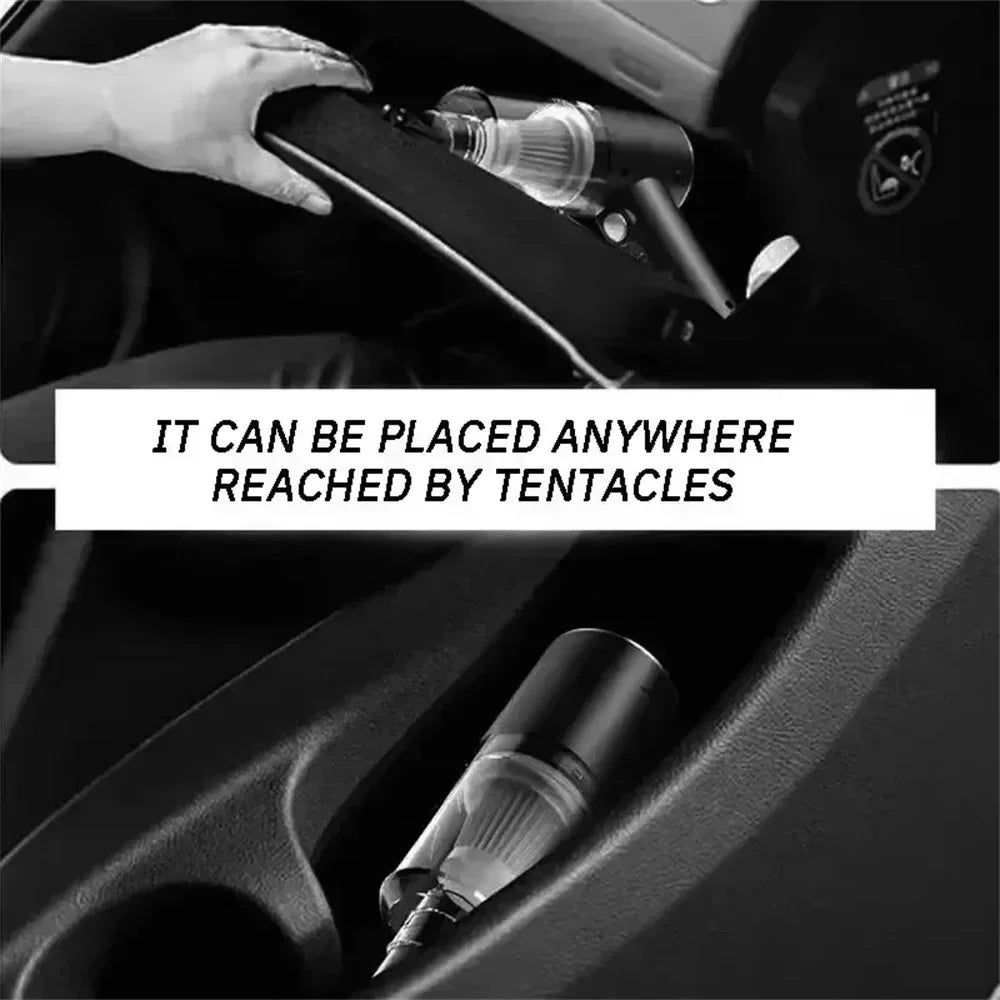 Car Wireless Handheld Vacuum Cleaner Dual Use for Small Home and Car 120W 6000PA High Power Powerful Rechargeable Vacuum Cleaner