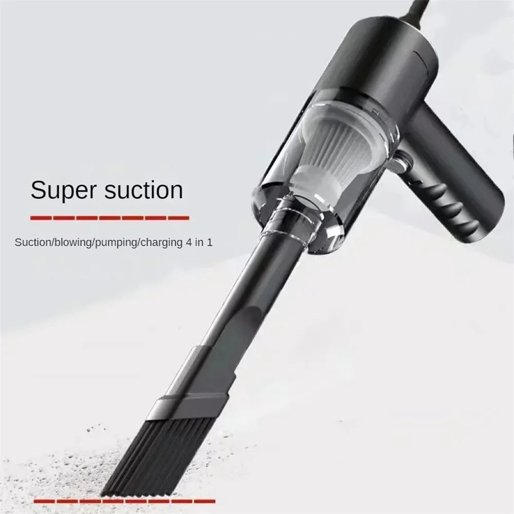 Car Wireless Handheld Vacuum Cleaner Dual Use for Small Home and Car 120W 6000PA High Power Powerful Rechargeable Vacuum Cleaner